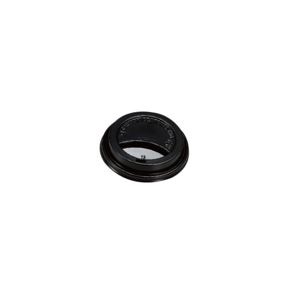 TAPA PLASTICA NEGRA 8-10 OZ