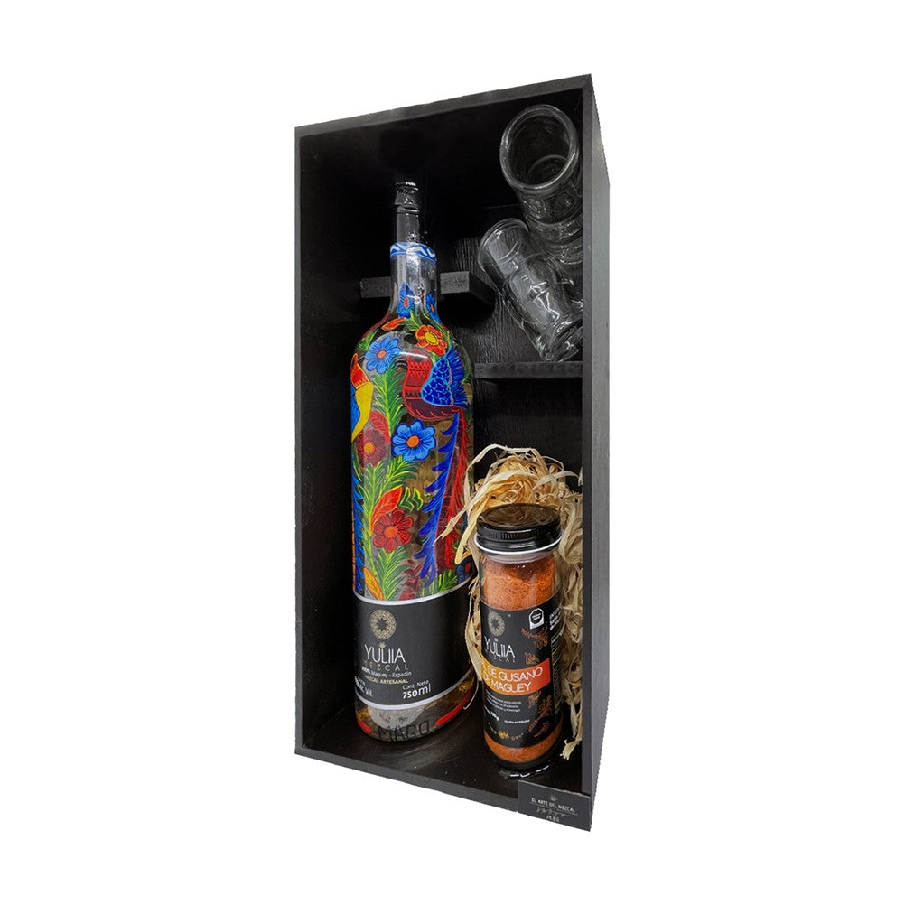 Estuche de Mezcal y Sal de Gusano