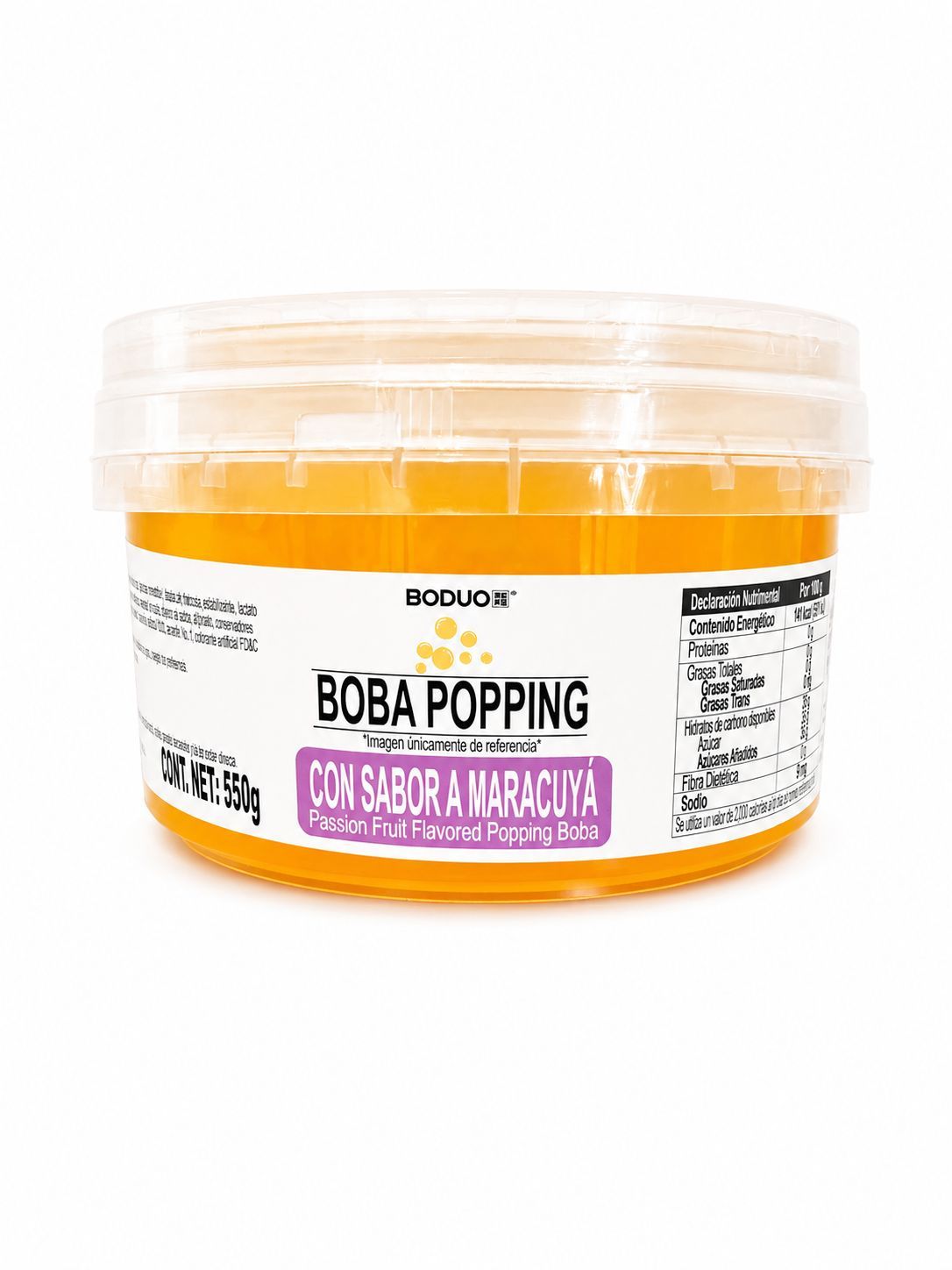 Passion Fruit Flavored Popping Boba 500g