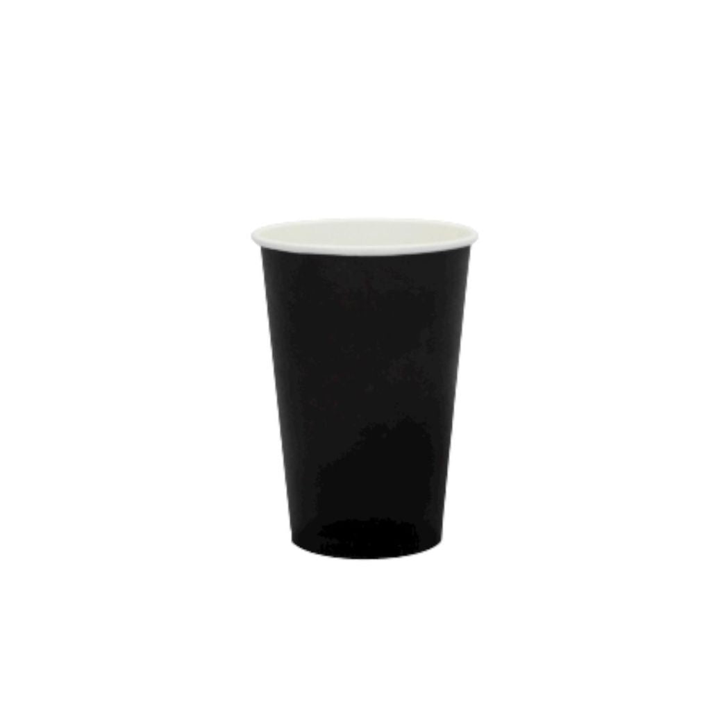 VASO PAPEL 16oz BEBIDA CALIENTE NEGRO