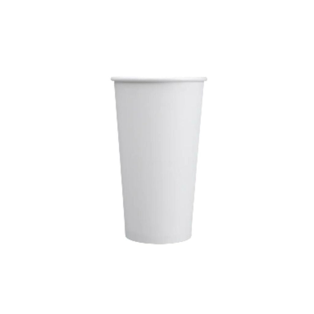 VASO PAPEL 20oz BEBIDA CALIENTE BLANCO