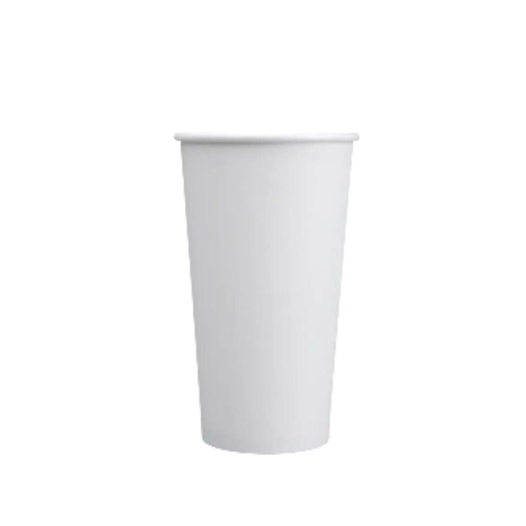 VASO PAPEL 22oz BEBIDA CALIENTE BLANCO