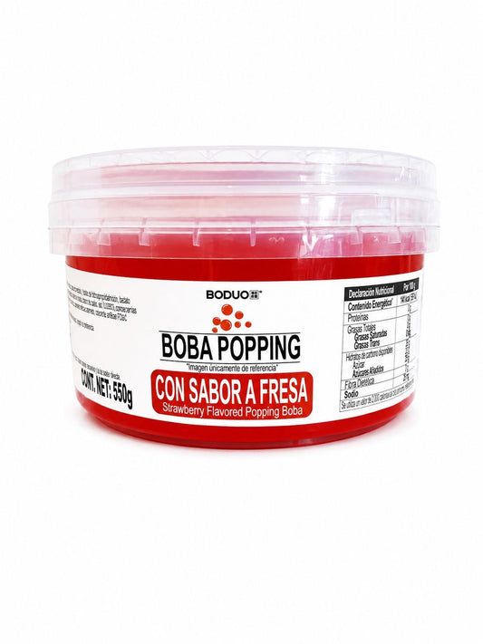Strawberry Flavored Popping Bob 500g