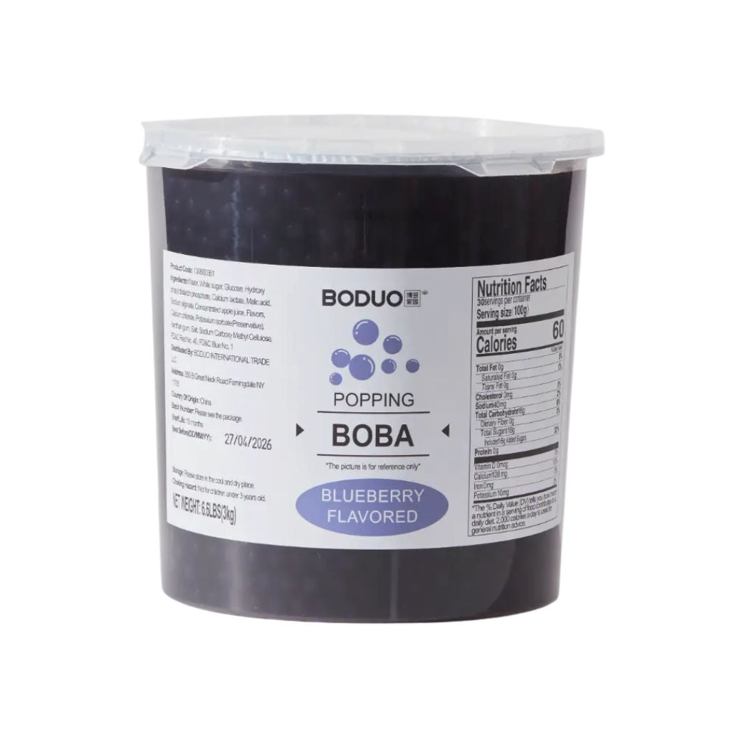 Blueberry Flavored Popping Boba