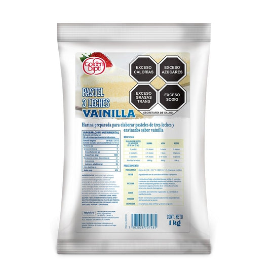 Pastel de 3 leches vainilla