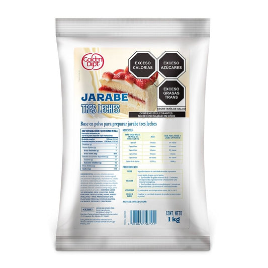 Jarabe 3 Leches en Polvo
