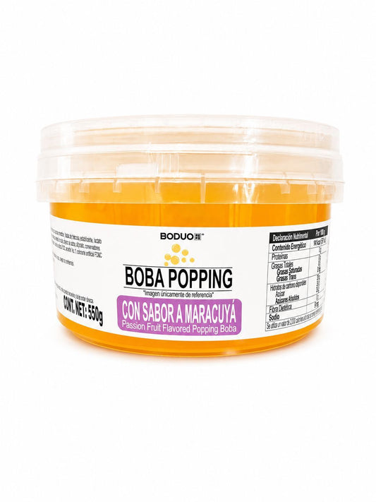 Passion Fruit Flavored Popping Boba 500g