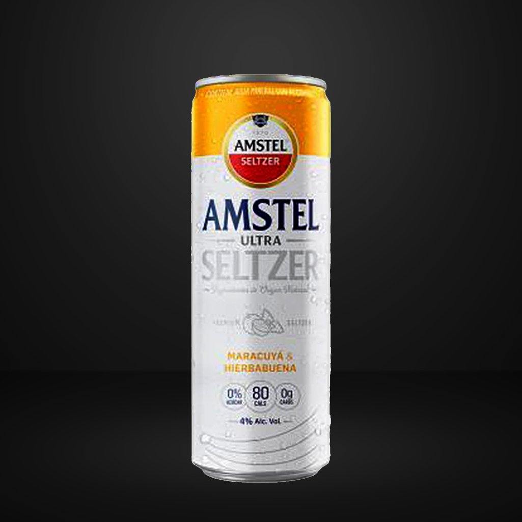 AMSTEL ULTRA Seltzer Maracuya lata 355ML - Distribuidora Qualite