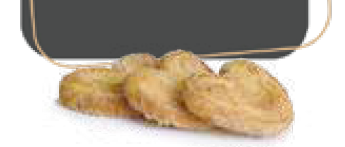 Galletas Orejitas de Mantequilla - Distribuidora Qualite