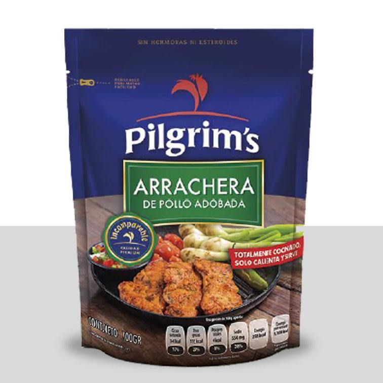 Arrachera de Pollo Adobada  700 GRS  10 pz - Distribuidora Qualite